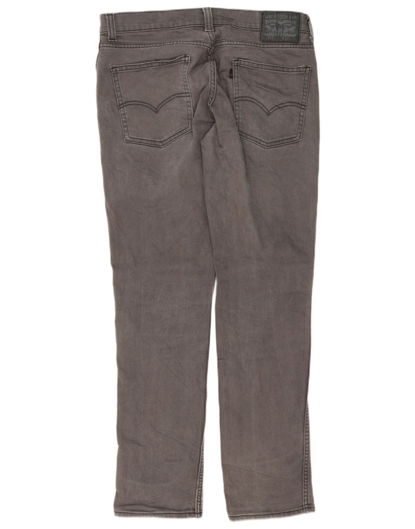 Levi's Herre 511 Slim Jeans W34 L32 Grå Bomuld