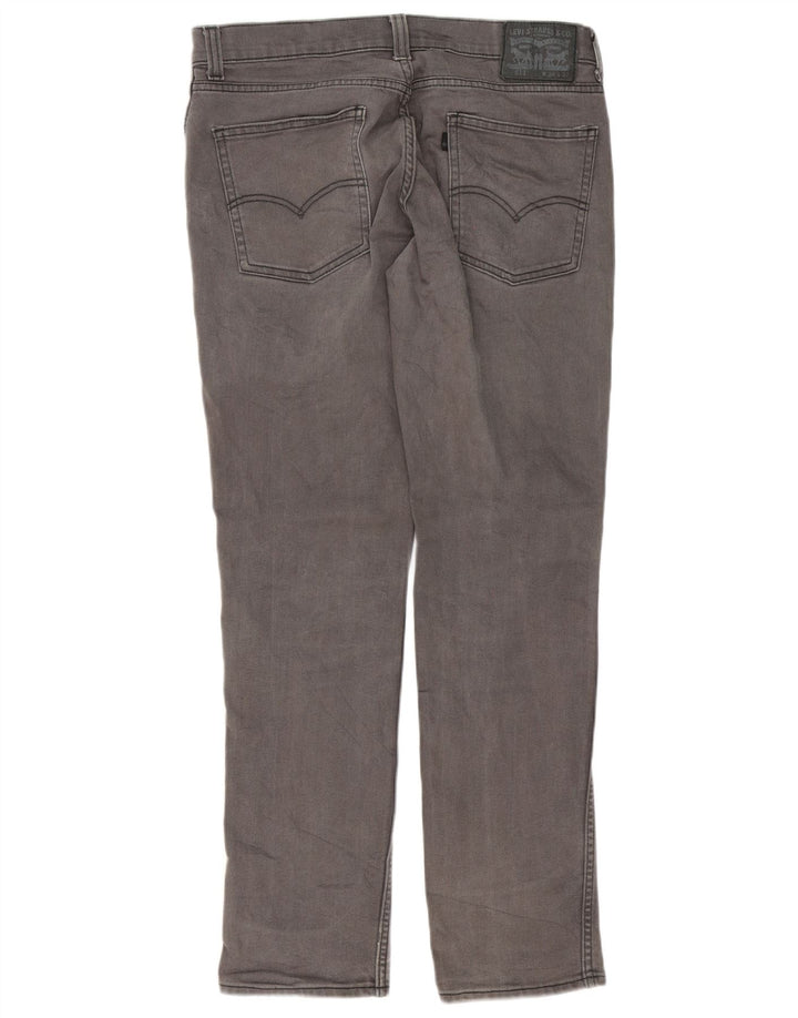 Levi's Herre 511 Slim Jeans W34 L32 Grå Bomuld