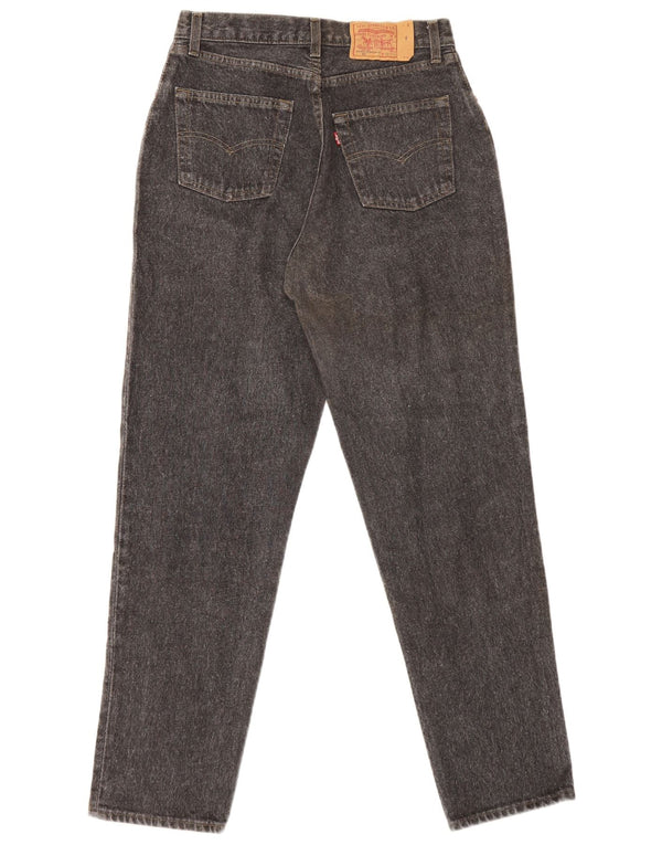 Levi's Womens 901 Tapered Jeans W32 L30 Grå Bomuld