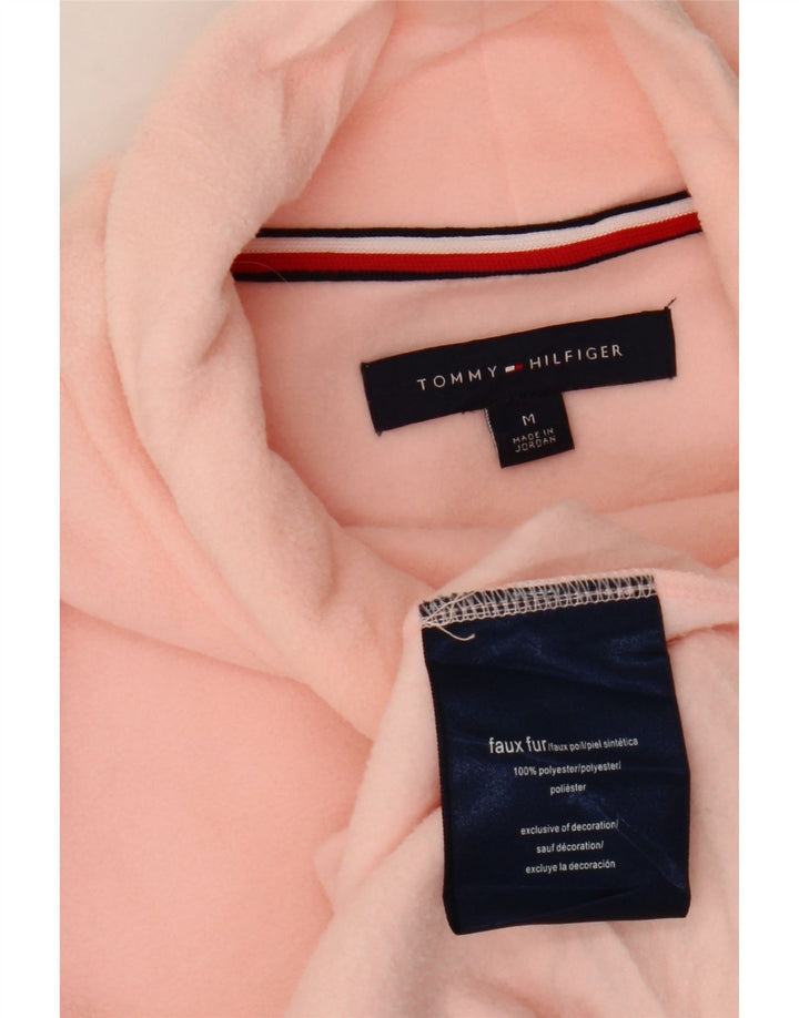 Tommy Hilfiger Fleecetrøje til kvinder UK 14 Medium Pink Polyester