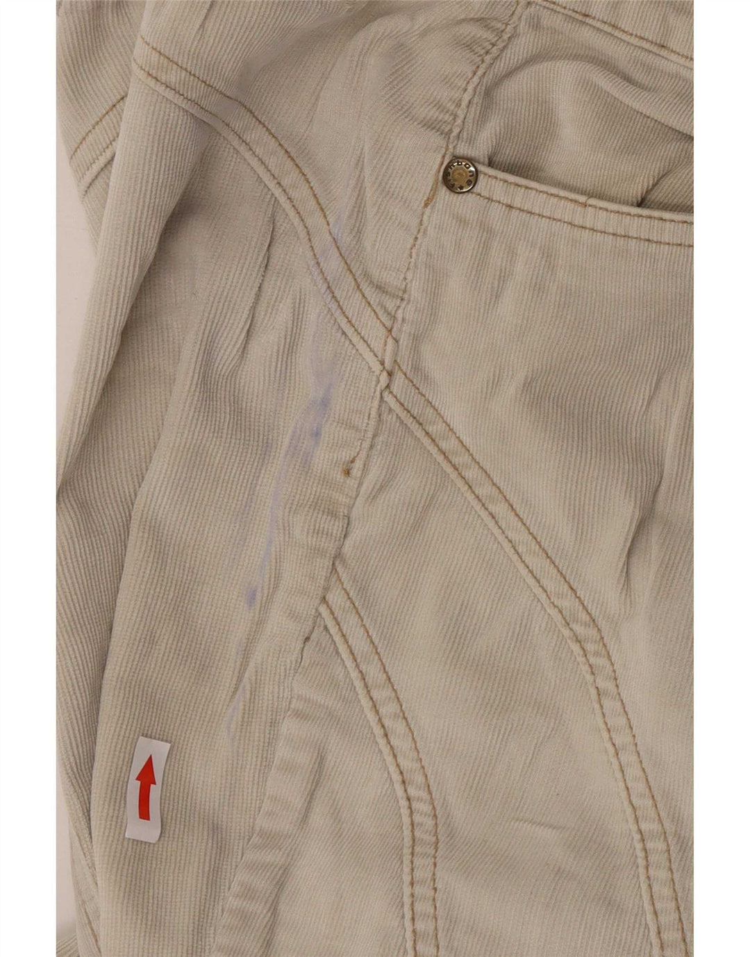 Fishbone Dame Flare Corduroy Bukser W27 L32 Beige