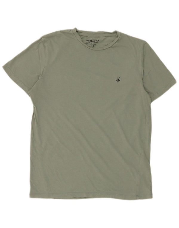 Jack & Jones Kortærmet Herre Regular Fit T-shirt Top Lille grøn bomuld