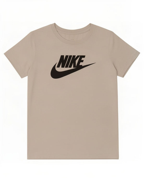 Nike Grafisk T-Shirt Top UK 10 Small White Bomuld