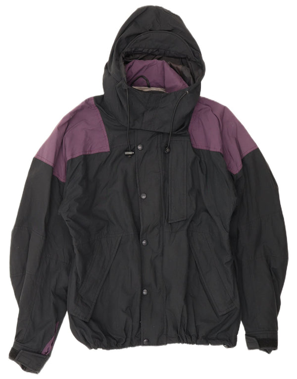 Sierra Designs Herre Windbreaker Jacket UK 38 Medium Black Colourblock