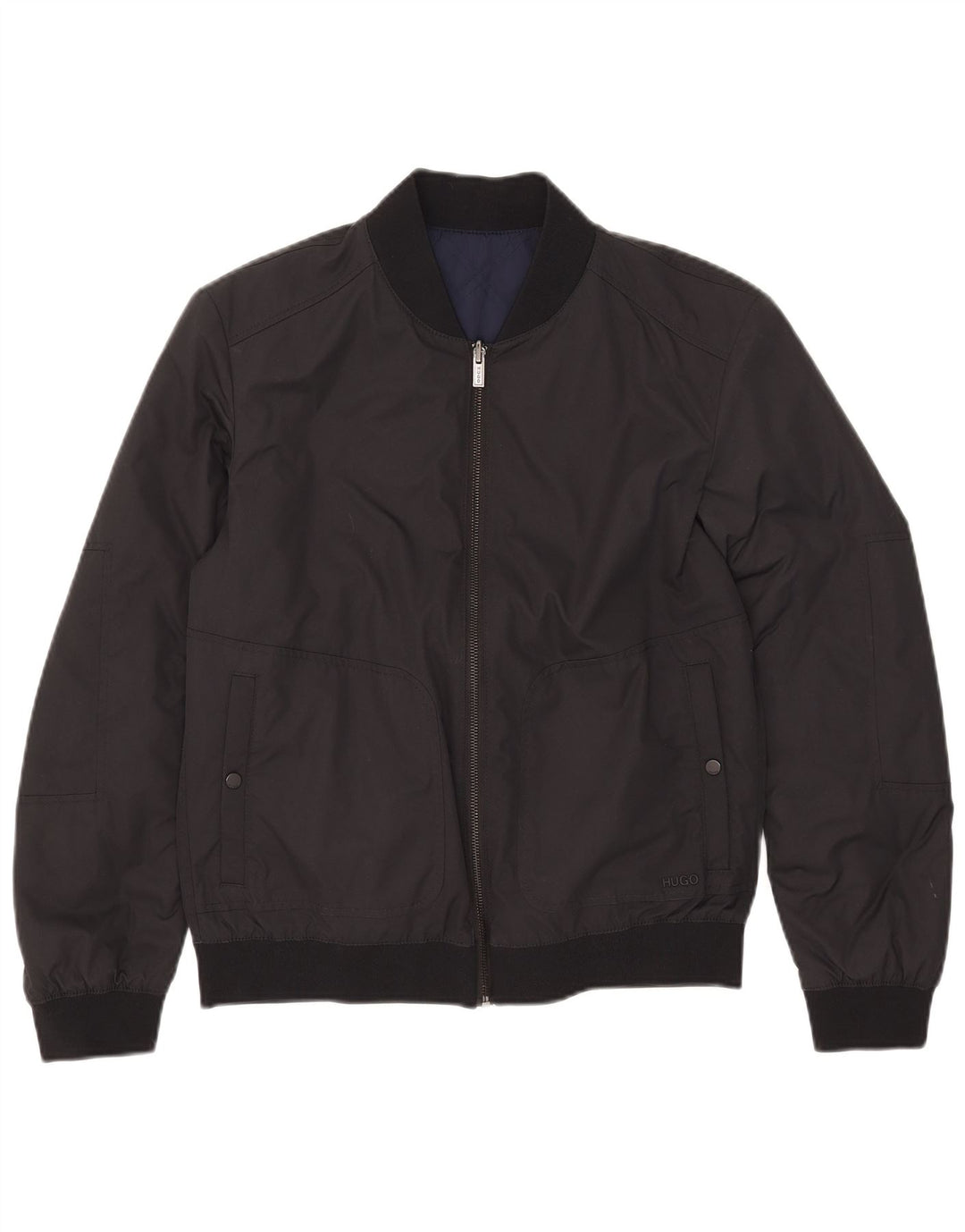 Hugo Boss Herre vendbar jakke UK 36 Lille sort polyamid