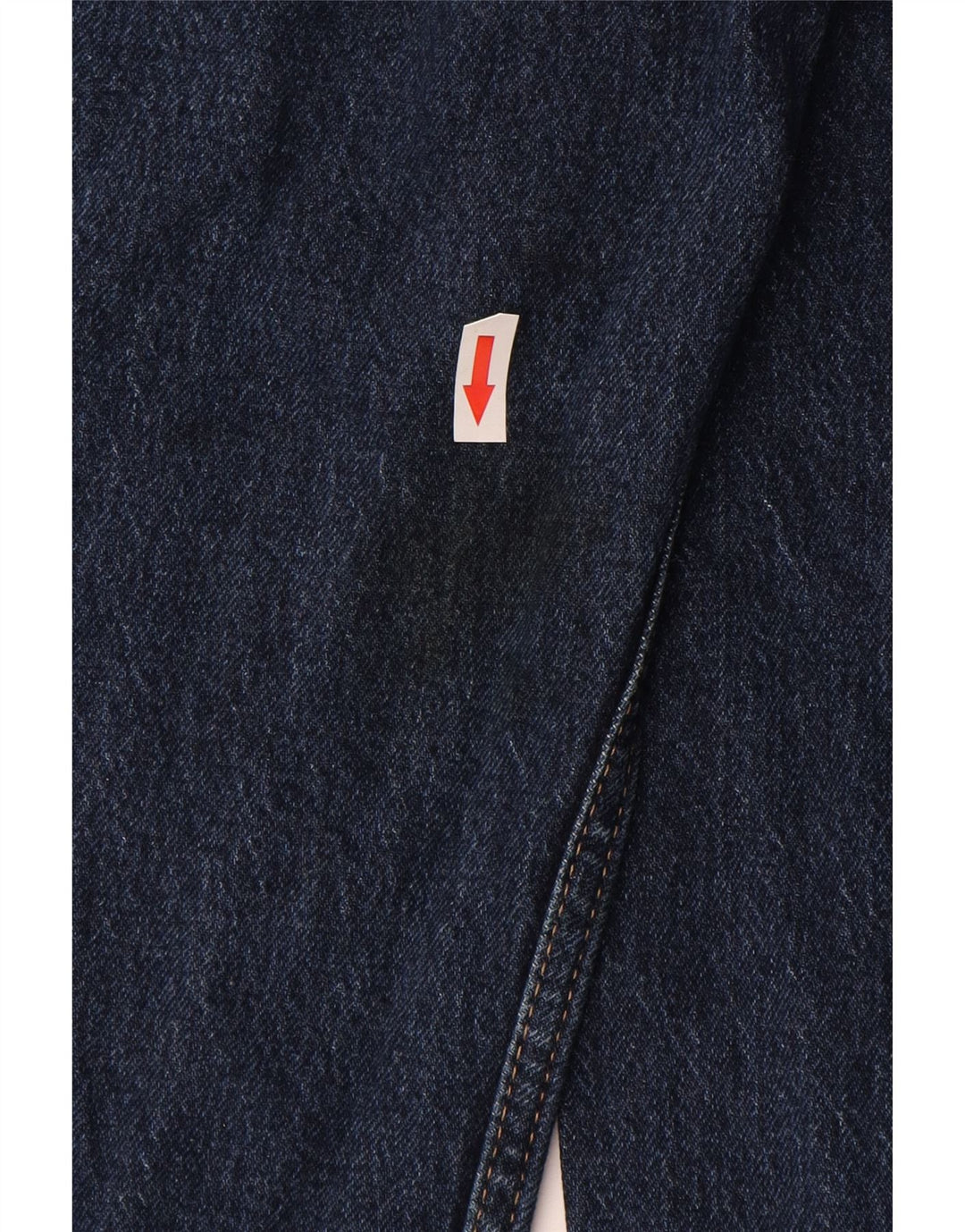 Levi's Dame Højtaljede Slim Straight Jeans W28 L29 Blå Bomuld