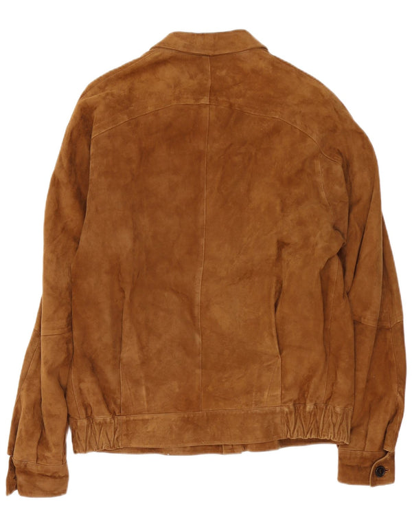 VINTAGE Herre ruskindsjakke UK 38 Medium Beige