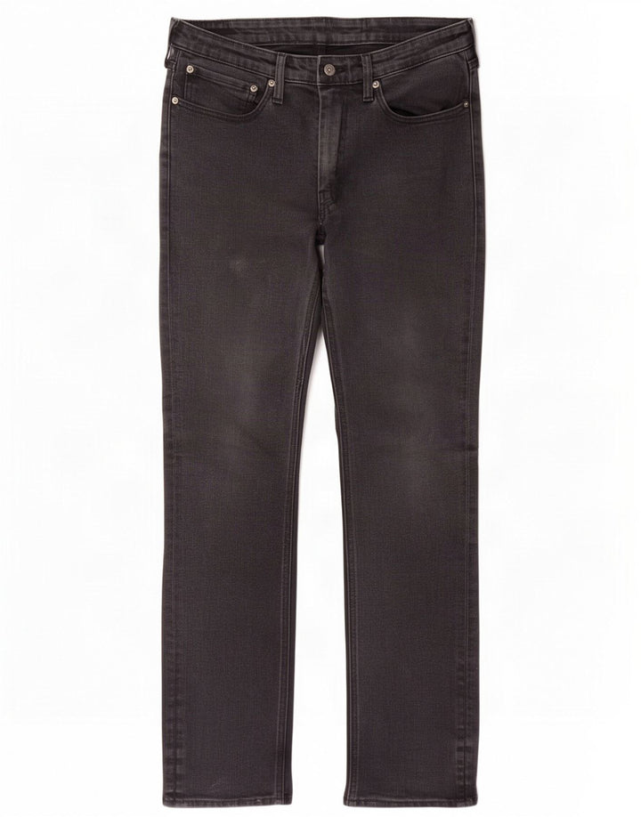 Levi's Herre 511 Slim Jeans W34 L32 Sort Bomuld