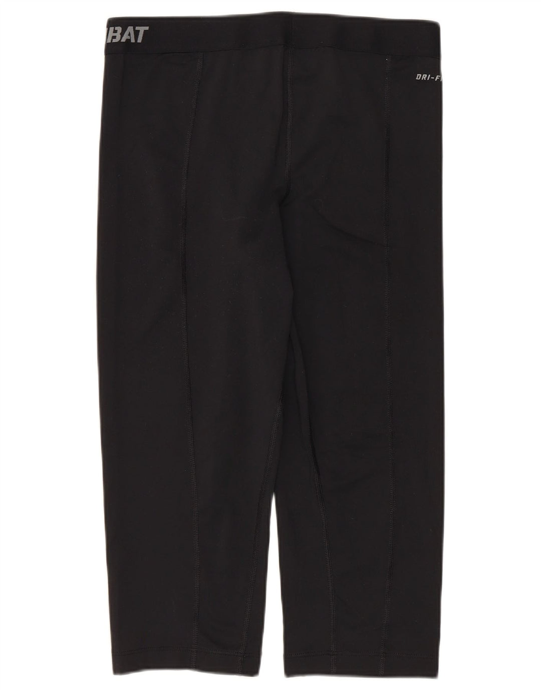 Nike Dame Dri Fit Grafiske Capri Leggings UK 12 Medium Sort
