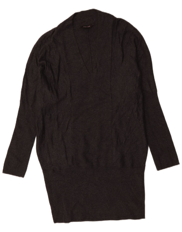 Phase Eight Womens Oversized Jumper Dress UK 14 Large Grå Nylon