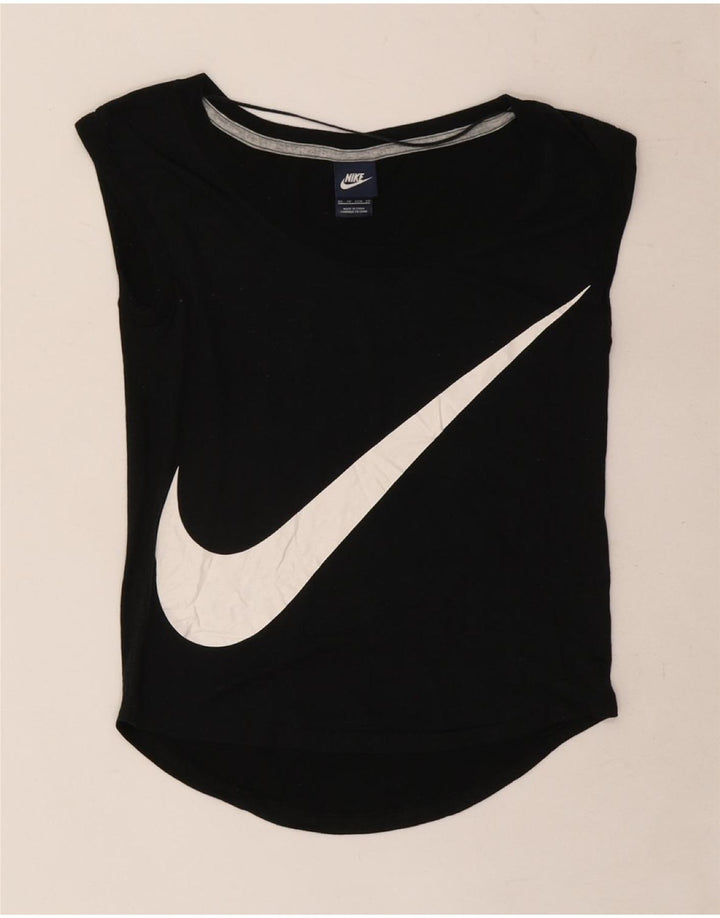NIKE grafisk T-shirt top til kvinder DK 6 XS Sort