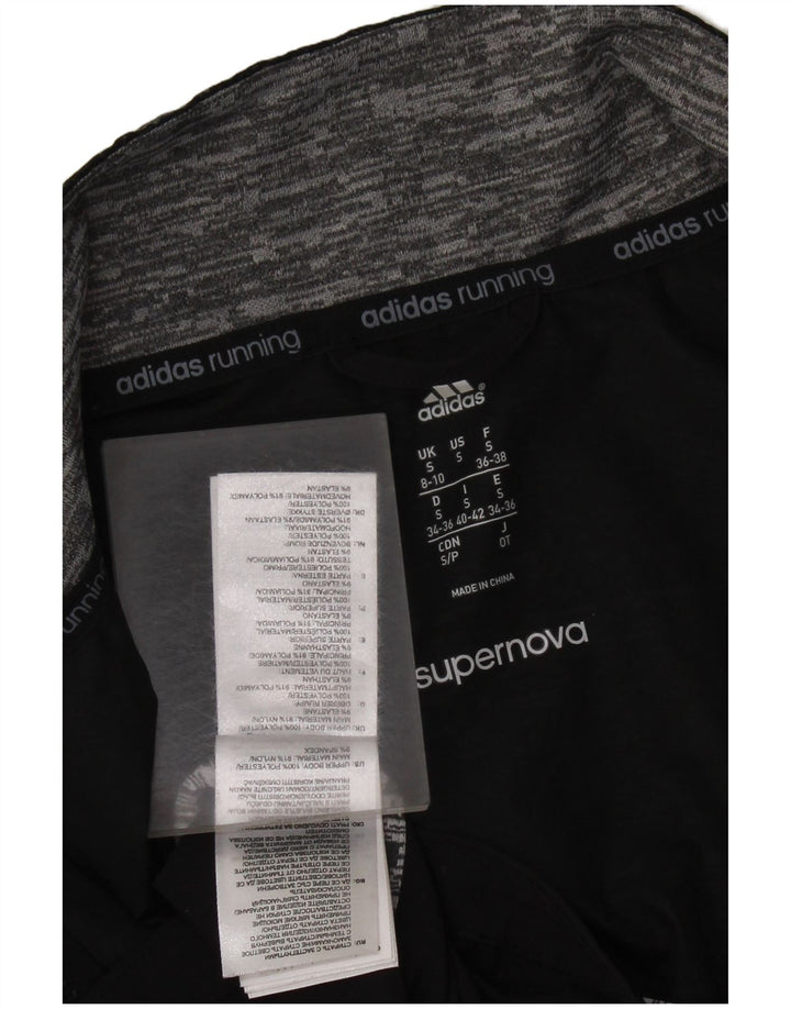 ADIDAS Supernova træningsdragt topjakke til kvinder UK 8/10 Small Black