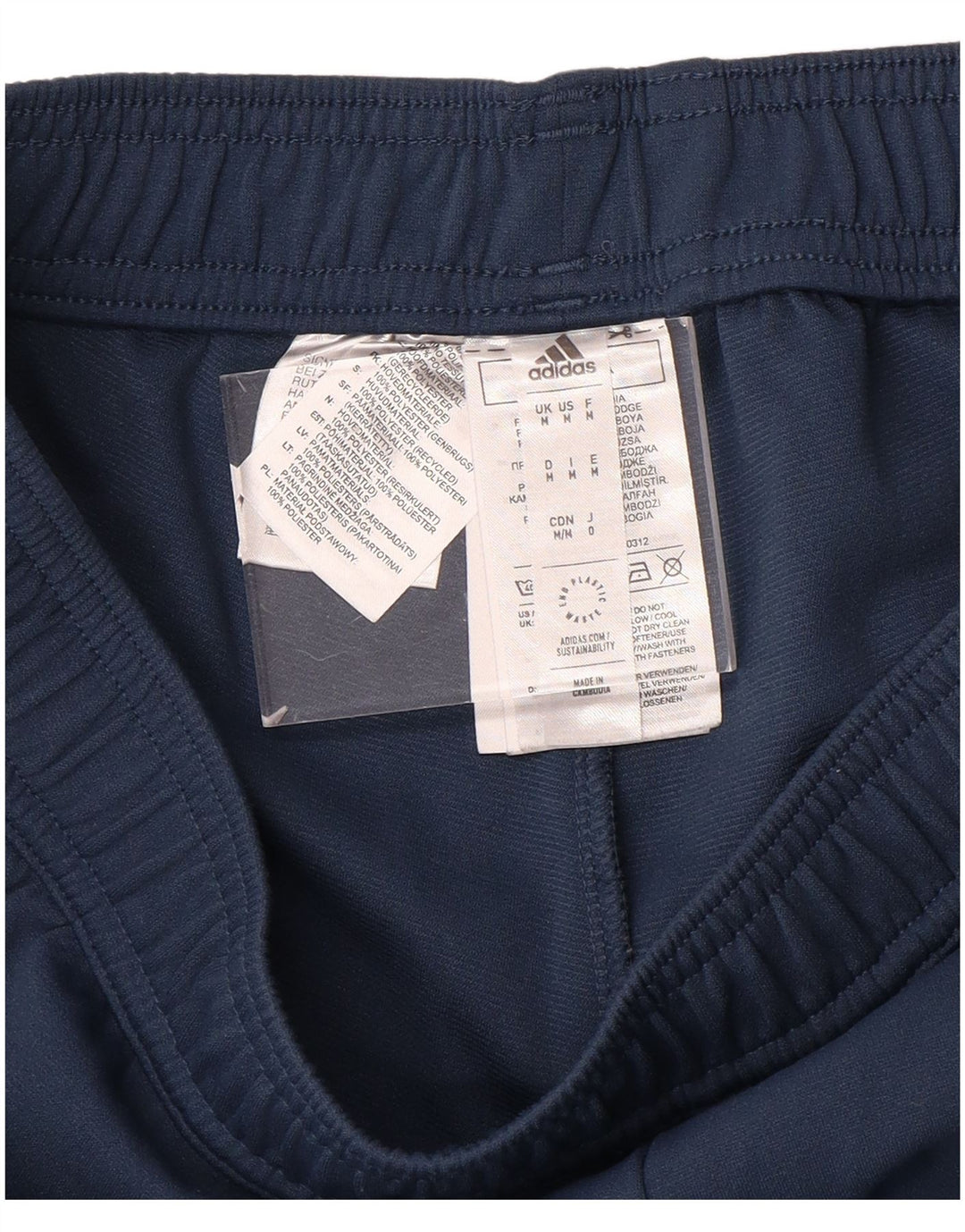 ADIDAS Arsenal træningsdragt bukser til kvinder UK 12 Medium Blue Polyester