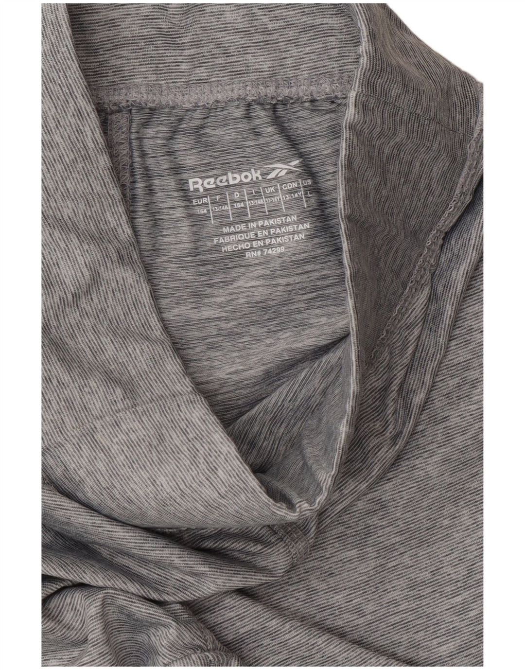 REEBOK Pige Leggings 13-14 år Grå Colourblock Polyester