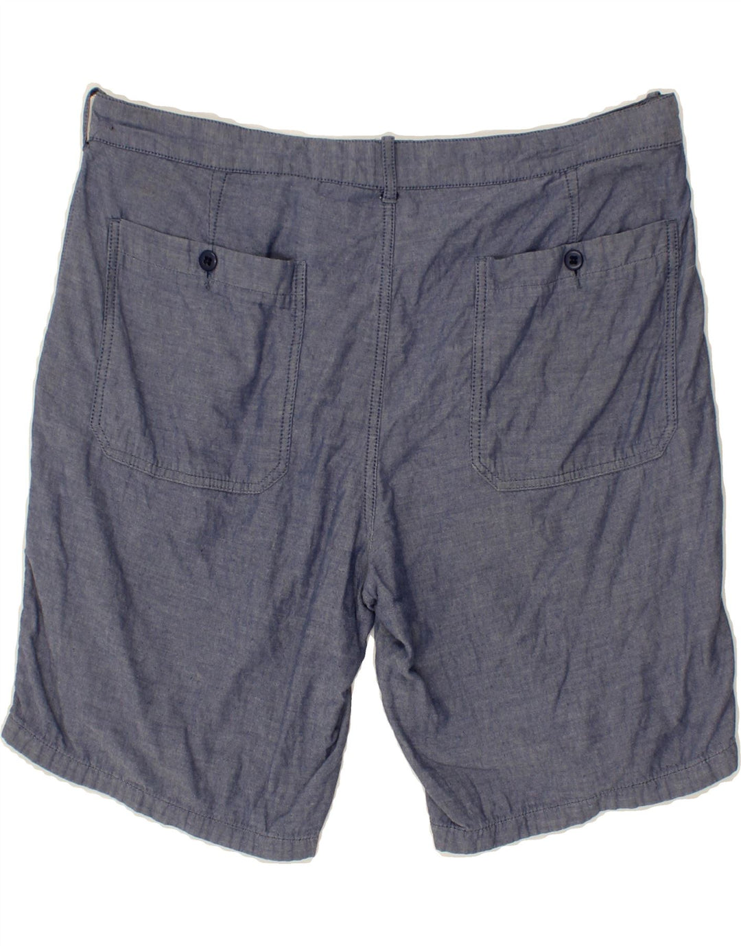 J. CREW Mens Chino Shorts W36 Large Blue Cotton Vintage J. Crew and Second-Hand J. Crew from Messina Hembry 