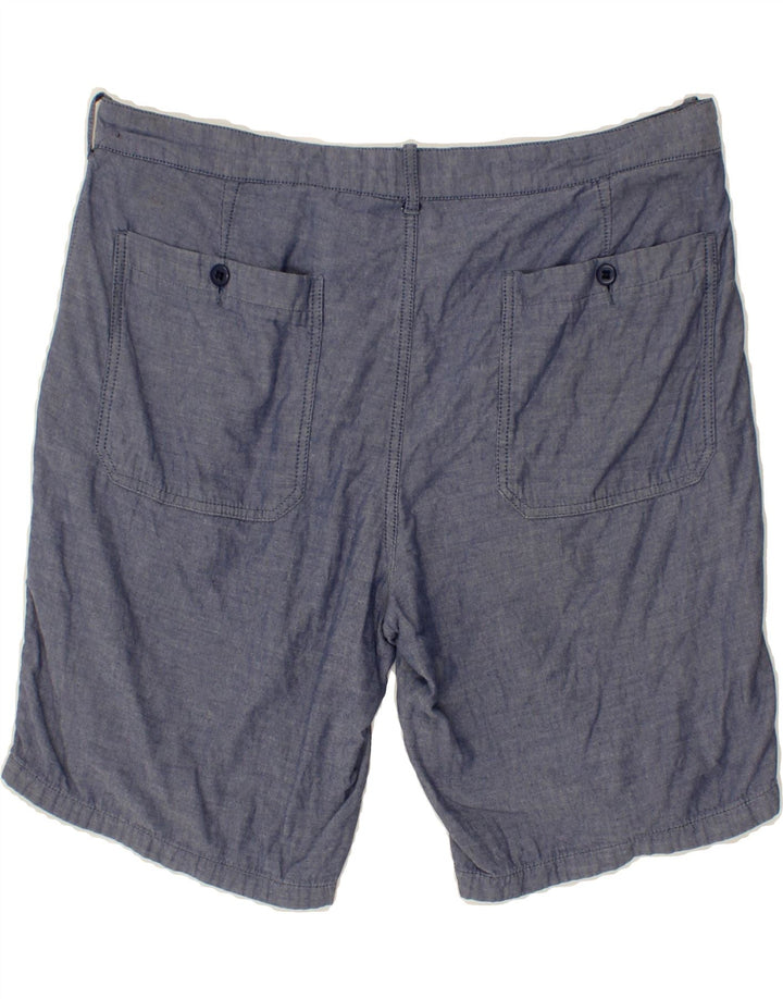 J. CREW Mens Chino Shorts W36 Large Blue Cotton Vintage J. Crew and Second-Hand J. Crew from Messina Hembry 