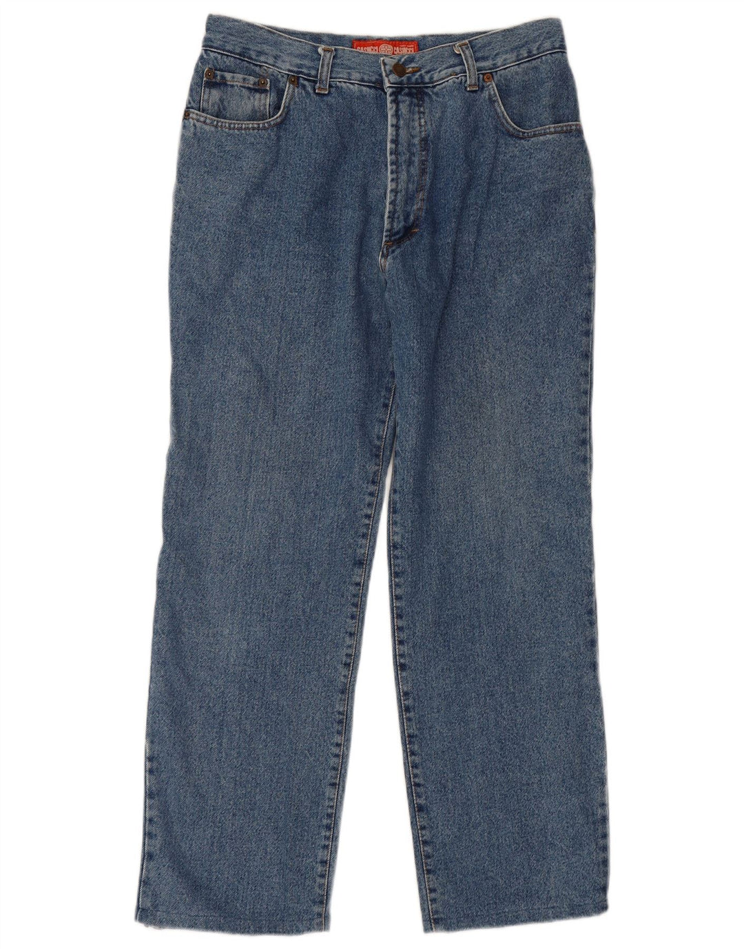 Casucci Straight Jeans til mænd W32 L25 blå polyester