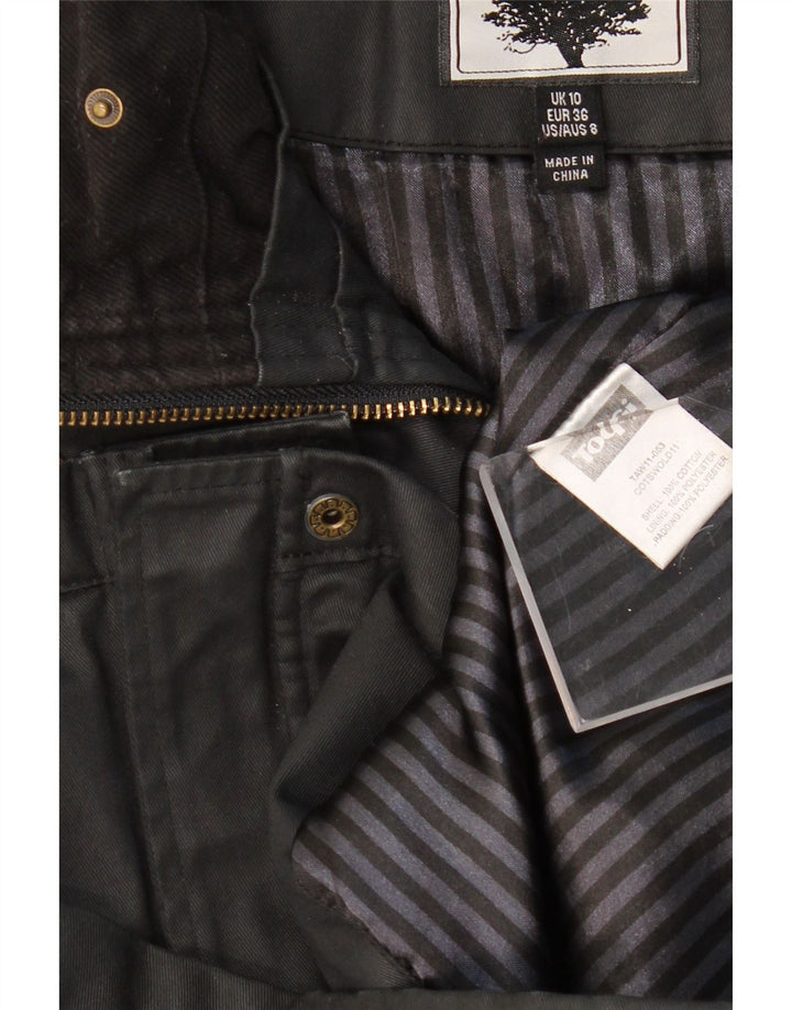 TOGGI Dame Overfrakke UK 10 Small Black Bomuld