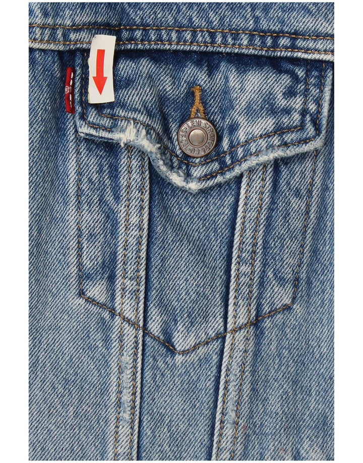 Levi's Herre denimjakke UK 34 XS Blå Bomuld