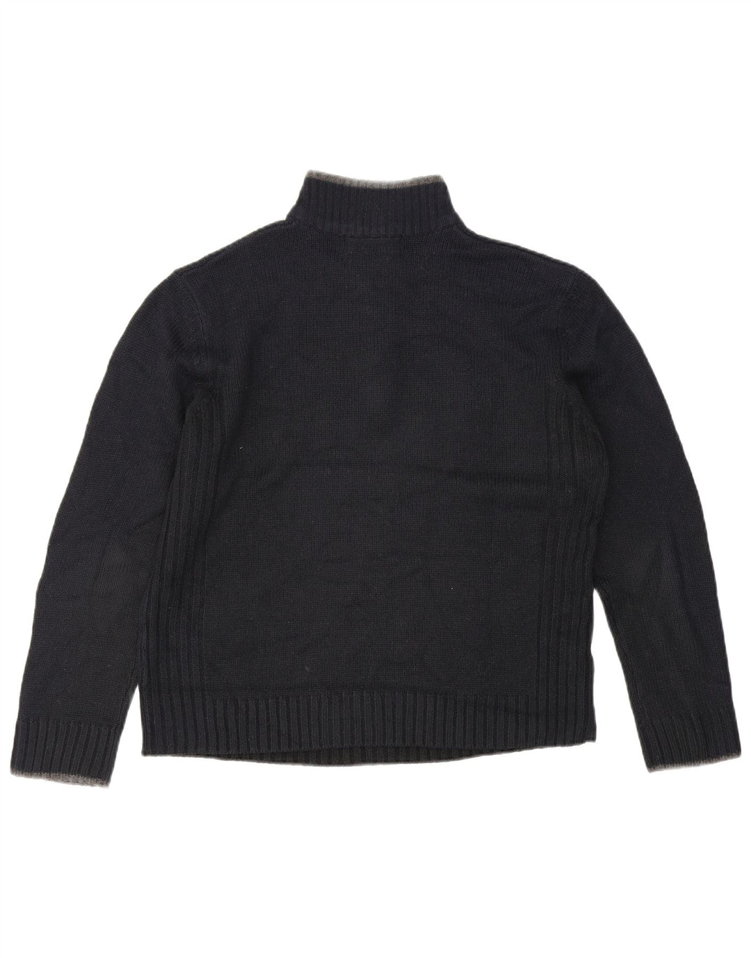 Pierre Cardin Herre lynlås-hals sweater lille marineblå akryl