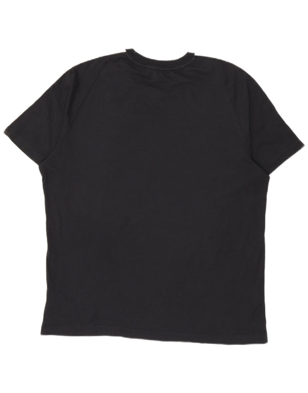 Nike Mens Graphic T-Shirt Top XL Black Colourblock Cotton