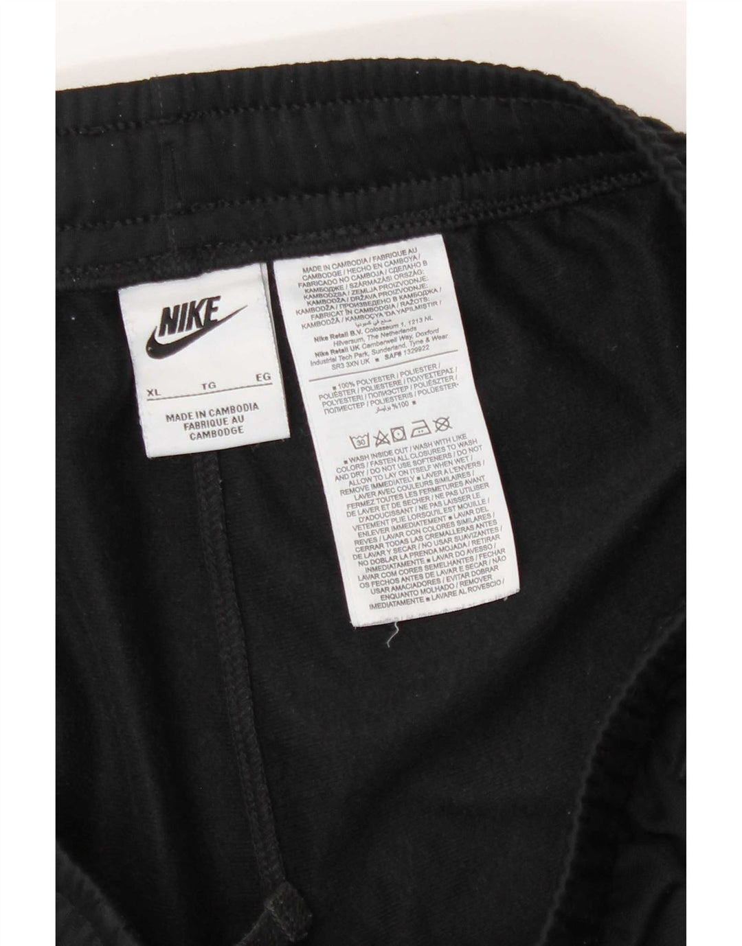Nike træningsdragt til mænd Joggers XL sort polyester