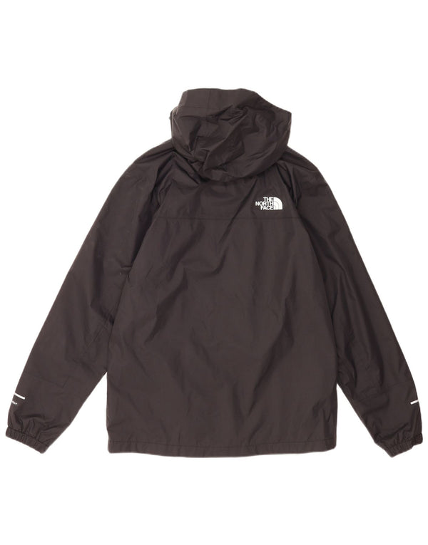The North Face Boys Regnjakke med hætte 14-15 år XL sort nylon