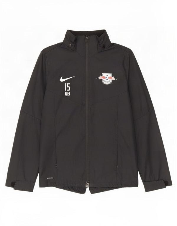 Nike Boys RB Leipzing regnjakke 12-13 år Stor sort polyester