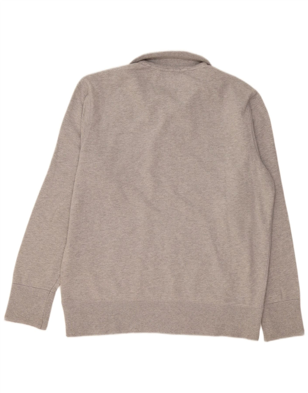 Calvin Klein Jeans Herre Grafisk Button Neck Sweatshirt Jumper 2XL Grå
