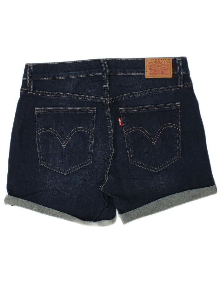 LEVI'S Womens Denim Shorts W29 Medium  Navy Blue Cotton