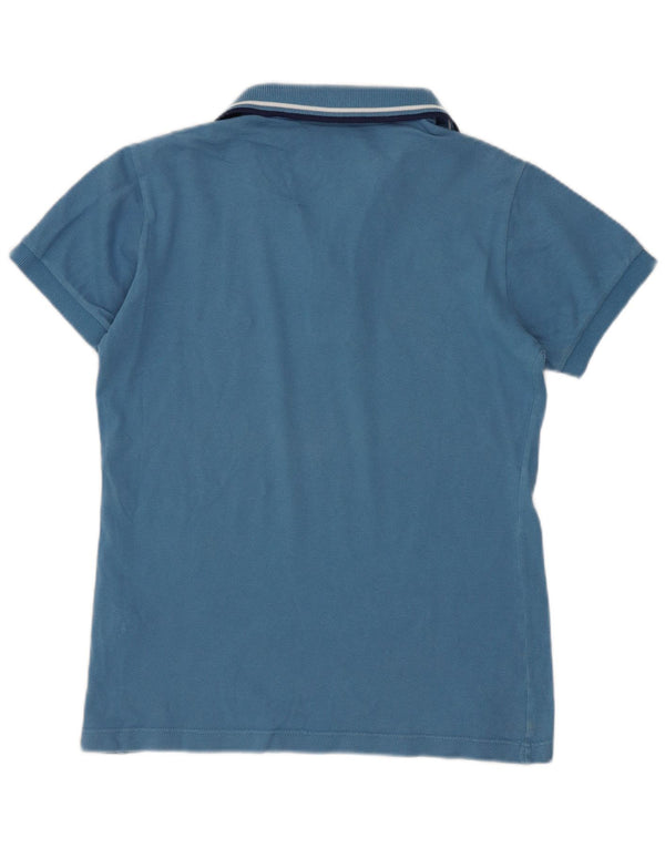 Fred Perry Boys Polo Shirt 11-12 Years Blue Cotton