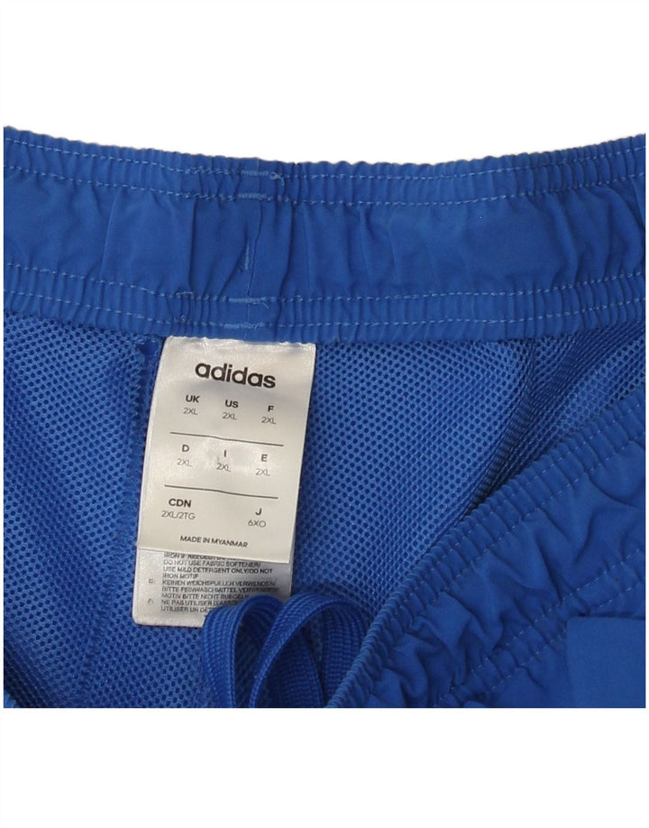 ADIDAS Sportshorts til mænd 2XL Blå polyester