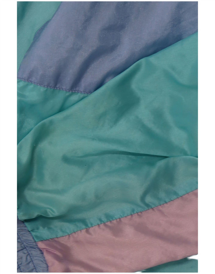 VINTAGE Træningsdragt til mænd Topjakke XL Blå Colourblock