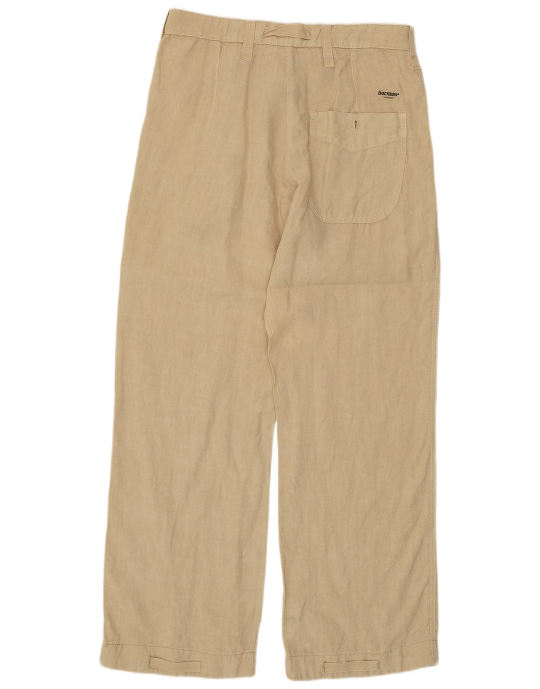 DOCKERS Straight Chino Bukser til mænd W31 L32 Beige Bomuld