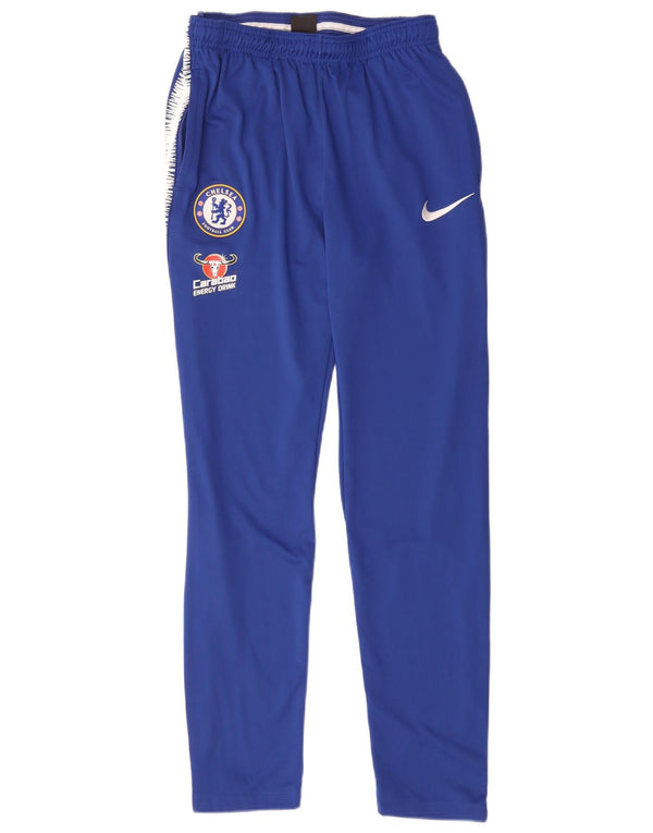 Nike Womens Chelsea FC Træningsdragt Bukser UK 14 Medium Blue Colourblock