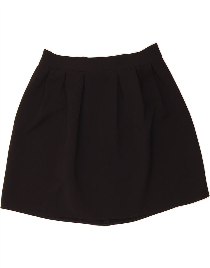 BENETTON Womens Pleated Mini Skirt W30 Medium Black Vintage Benetton and Second-Hand Benetton from Messina Hembry 