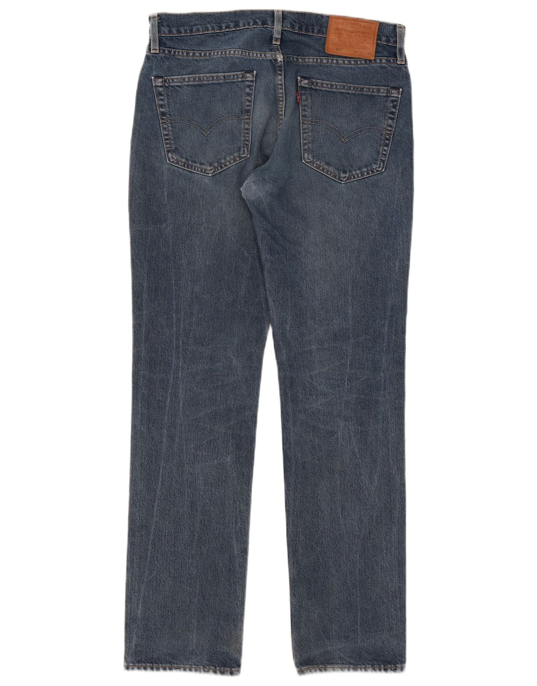 Levi's Herre 511 Slim Jeans W31 L32 Blå Bomuld