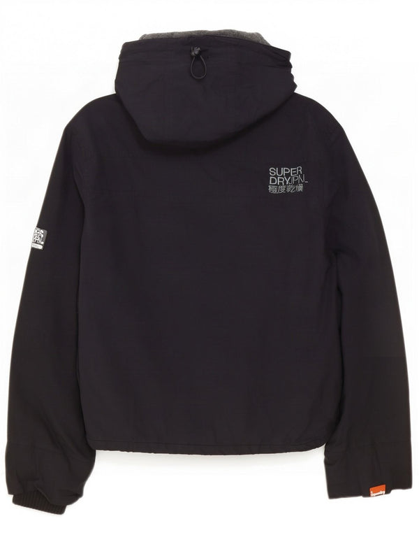 Superdry Herre The Windcheater Graphic Windbreaker Jacket UK 40 Large Black