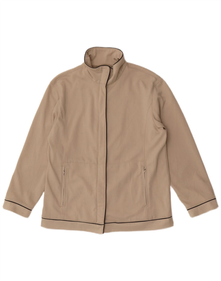 Lotto Womens Oversized træningsdragt Topjakke UK 10 Small Beige