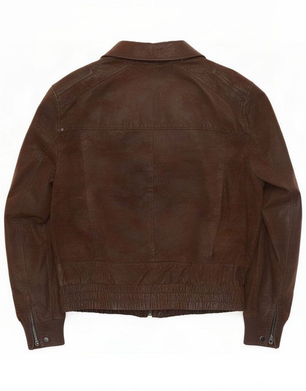 Cedarwood State Læderjakke til mænd UK 44 2XL Brun