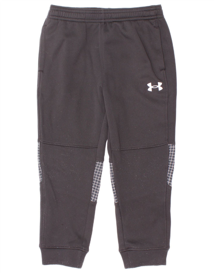 Under Armour Boys træningsdragt Bukser Joggers 2-3 år Sort ternet
