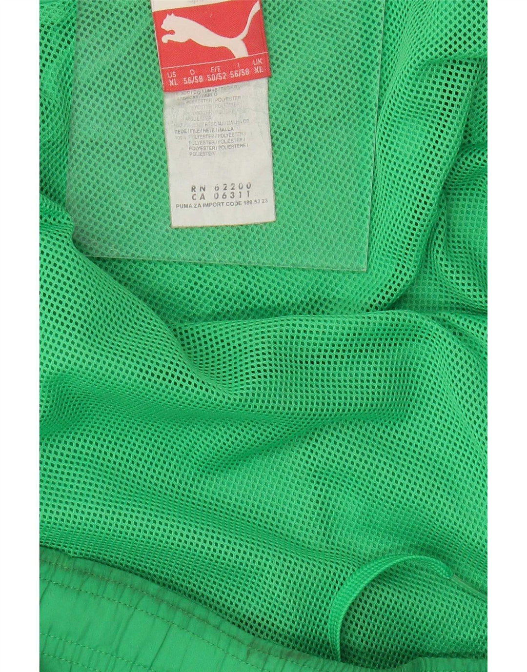Puma Herre grafiske sportsshorts XL Grøn polyester