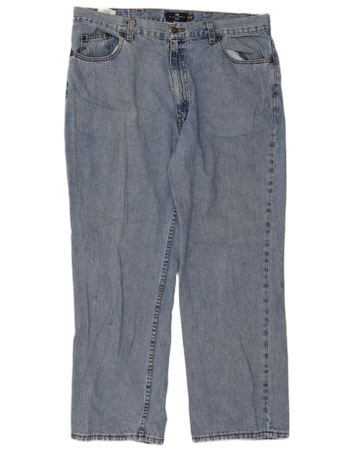Marks & Spencer Straight Jeans til mænd W38 L29 Blå bomuld