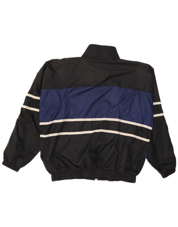 VERTICAL Træningsdragt til mænd Topjakke Medium Sort Colourblock Nylon