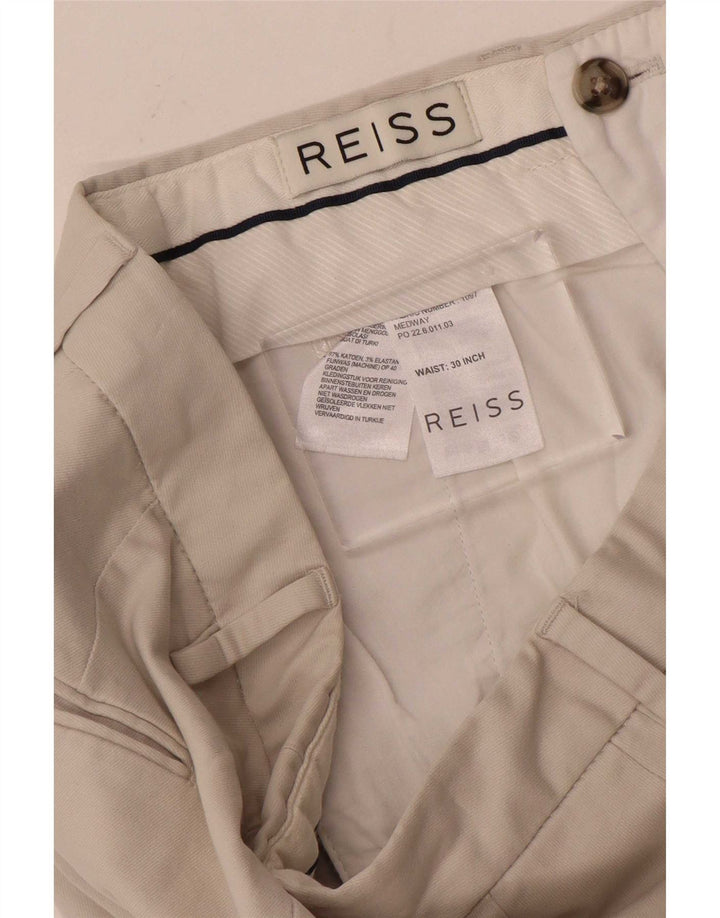 Reiss Herre Slim Suit Bukser W30 L30 Beige