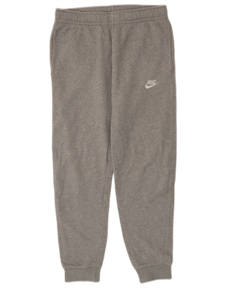 Nike træningsdragt bukser til mænd, joggers, små grå flækkede bomuld