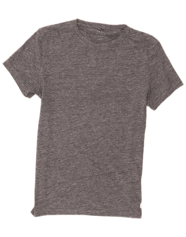 Jack Wills Herre Kortærmet Regular T-Shirt Top Medium Grey Flecked