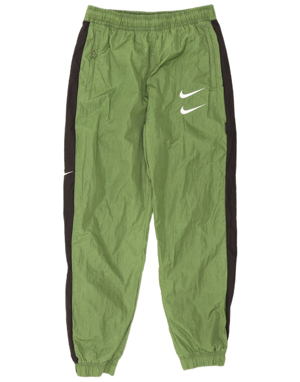 Nike Herre Swoosh Grafisk træningsdragt Bukser Joggers Medium Grøn Nylon