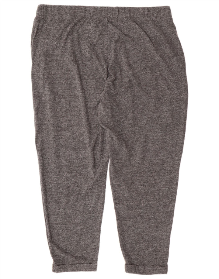 Marks & Spencer Træningsdragtsbukser til kvinder UK 20 2XL Grå Flecked Polyester