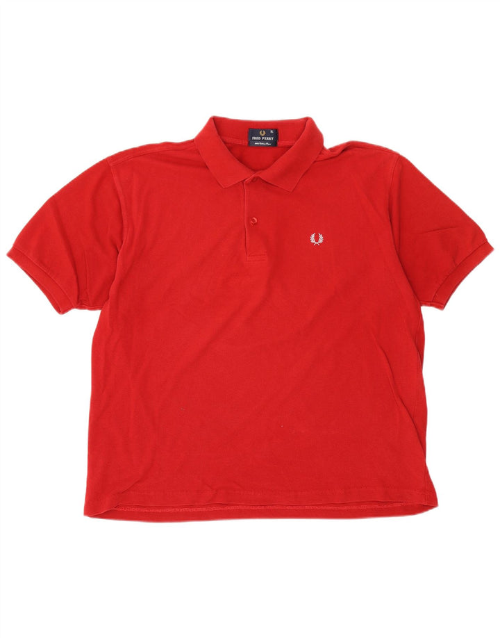 Fred Perry herre poloshirt XL rød bomuld